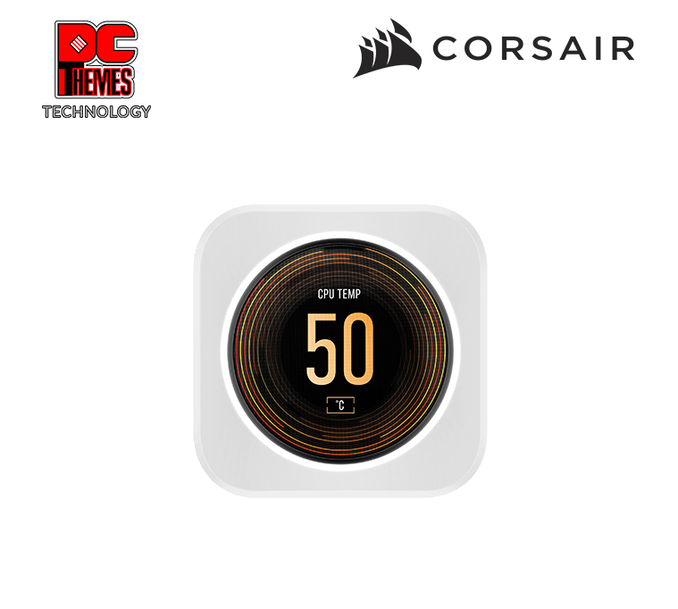Corsair iCUE ELITE CPU Cooler LCD Display Upgrade Kit - WHITE - For ELITE CAPELLIX LIQUID CPU COOLER