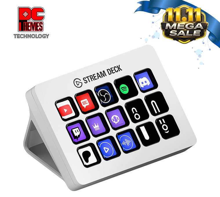 Elgato Stream Deck MK.2 - 15 customizable LCD keys - White Edition