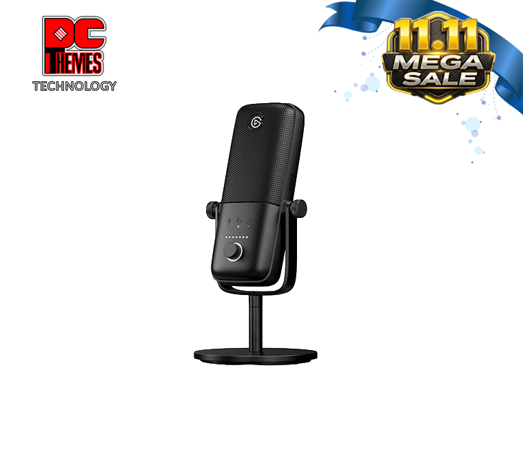 Elgato Wave:3 Microphone - Premium USB Condensor Microphone & Digital Mixing Solution