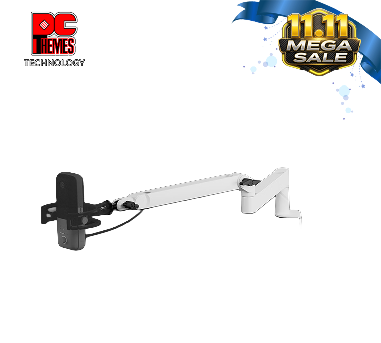 Elgato Wave Mic Arm LP - Low Profile Mic Arm - White Edition