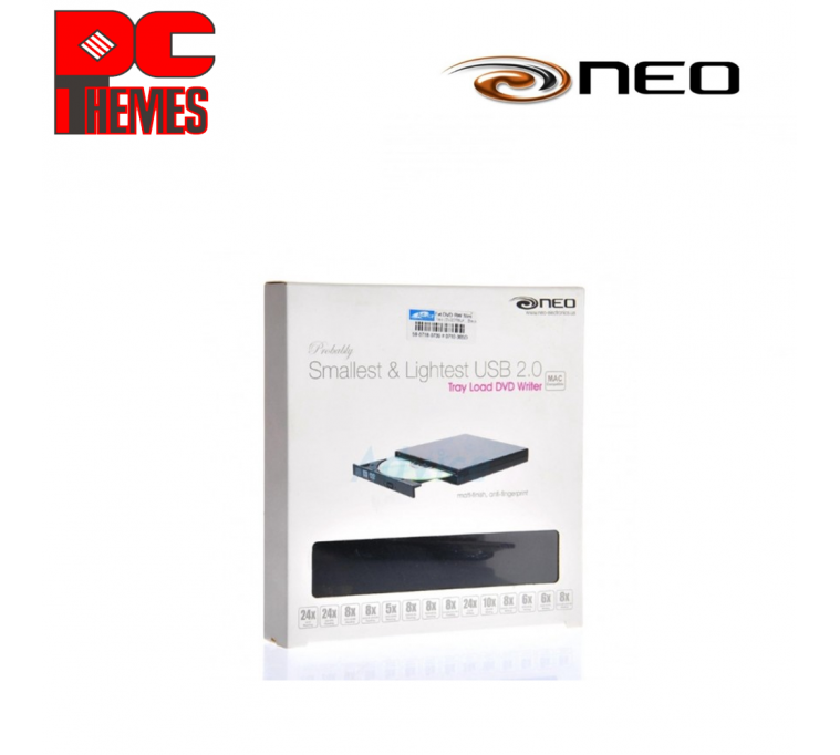 NEO External USB 2.0 Tray Load DVD Writer