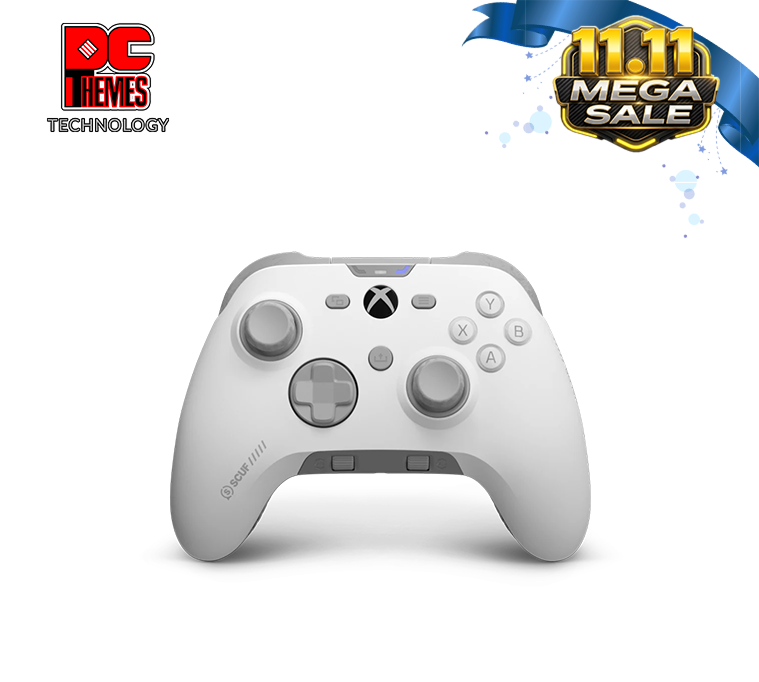SCUF Valor Pro Wireless Preconfigured Controller For Xbox/PC- White, AP