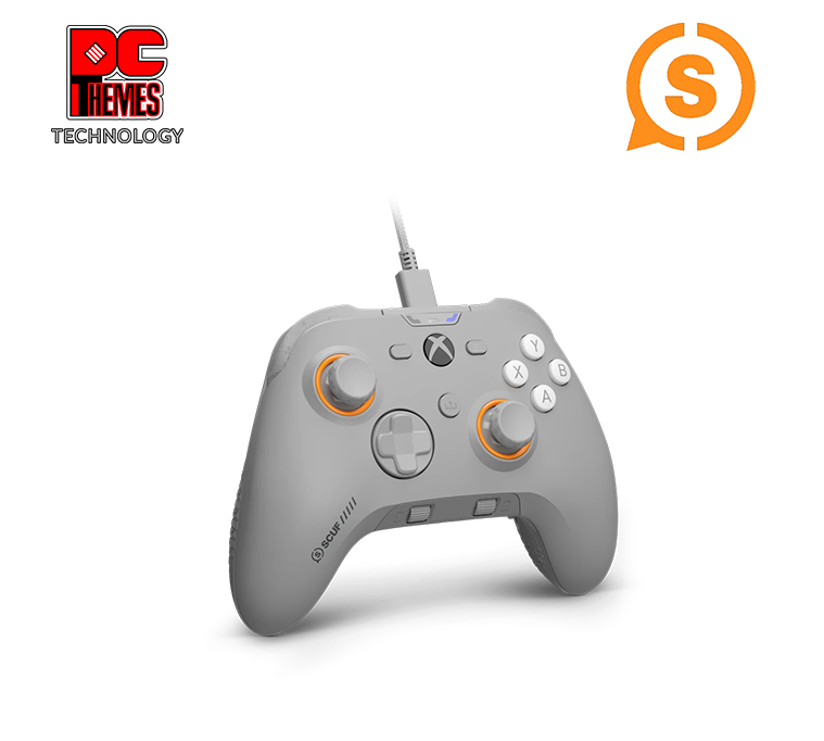 SCUF Valor Wired TMR Preconfigured Controller For Xbox/PC - Light Gray