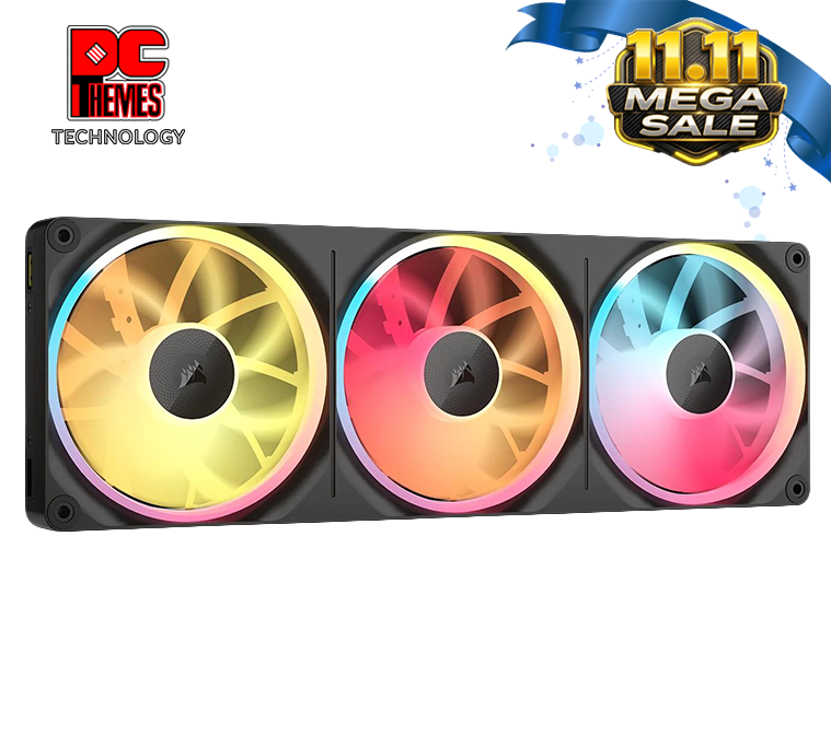 CORSAIR LX RGB Series, iCUE LINK LX360 RGB, 360mm RGB Fan, Triple Fan