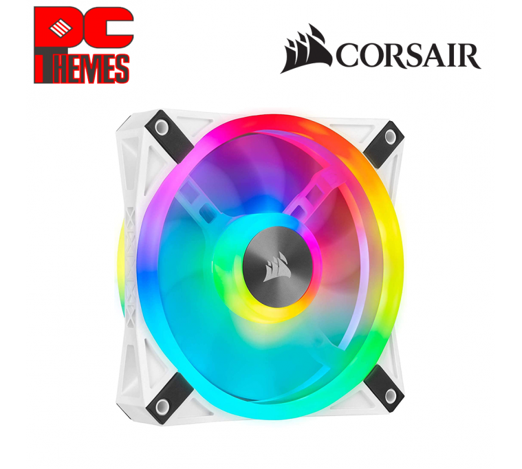 CORSAIR iCUE QL120 White RGB 120mm PWM Single Case Fan