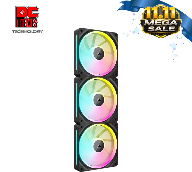 CORSAIR iCUE LINK LX120 RGB 120mm PWM Fan Triple Pack