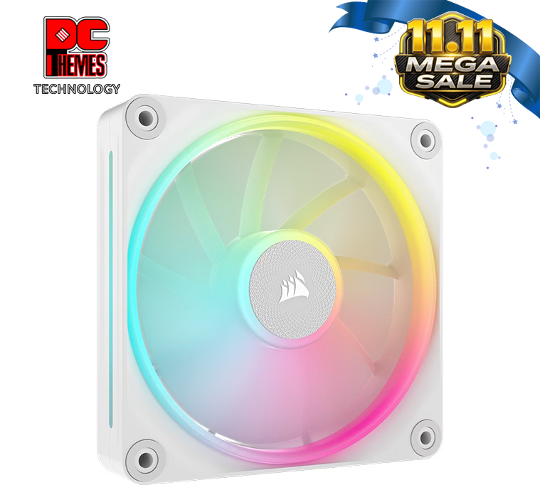 CORSAIR iCUE LINK LX120 RGB 120mm PWM Fan Single Pack - White