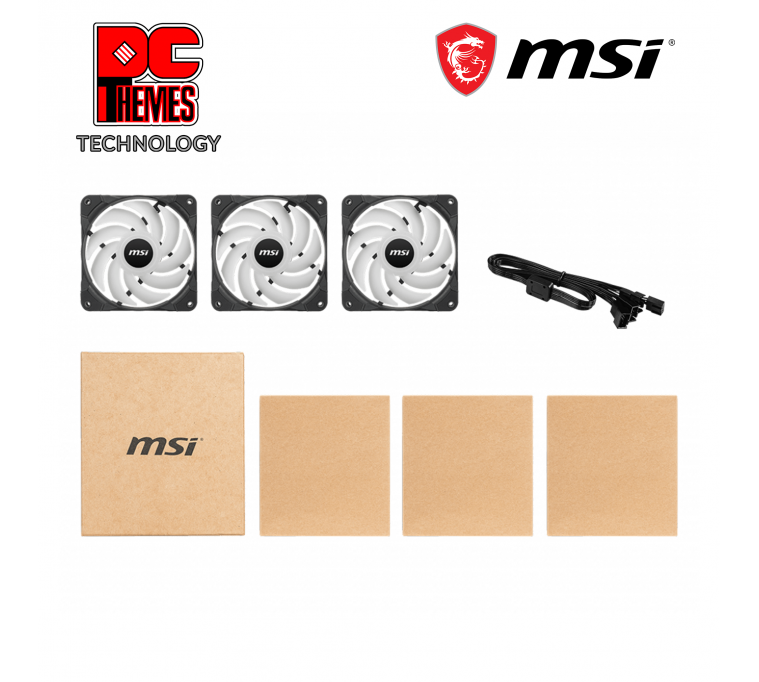MSI MAG Max FX12A Argb 120MM(3pcs) Case Fan