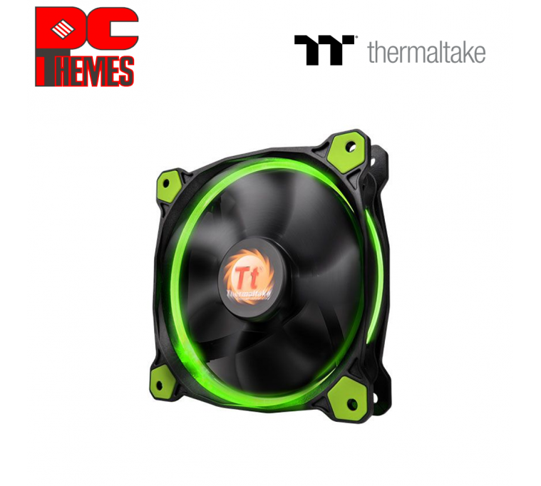 THERMALTAKE Riing 12 High Static Pressure Radiator Fan - [Green LED]