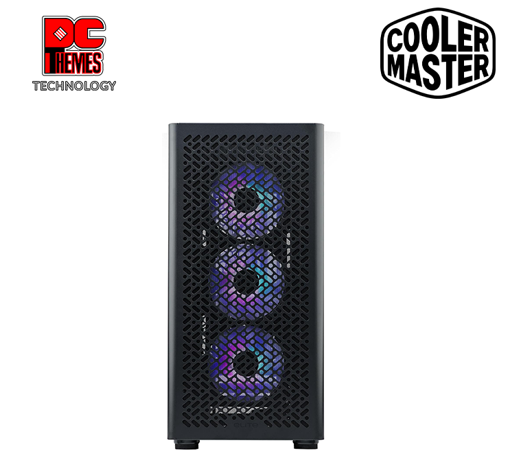 COOLER MASTER Elite 502 ARGB TG ATX Casing - Black