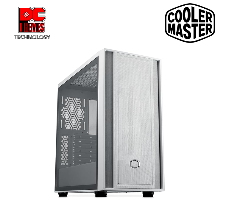 COOLER MASTER MasterBox 600 Lite ATX Tempered Glass Casing - White