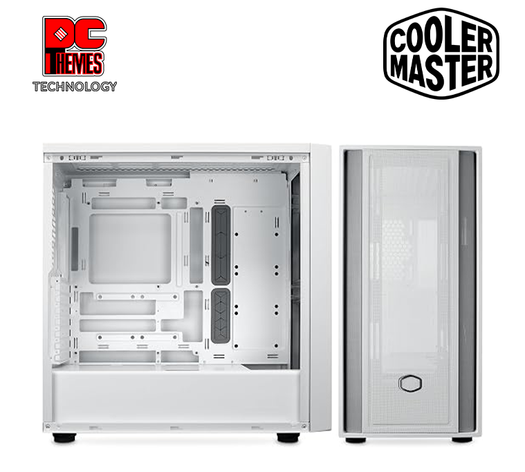 COOLER MASTER MasterBox 600 Lite ATX Tempered Glass Casing - White