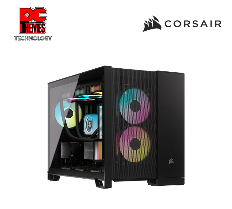 CORSAIR 2500D AIRFLOW Mid-Tower Dual Chamber PC Casing - Black