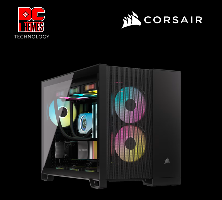 CORSAIR 2500D AIRFLOW Mid-Tower Dual Chamber PC Casing - Black