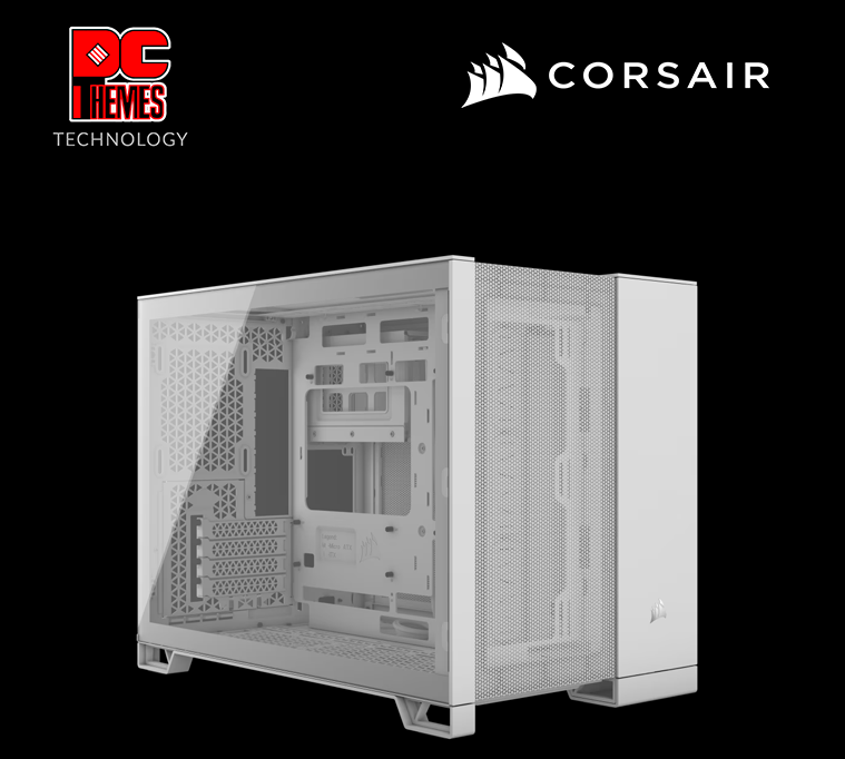 CORSAIR 2500D AIRFLOW Mid-Tower Dual Chamber PC Casing - White