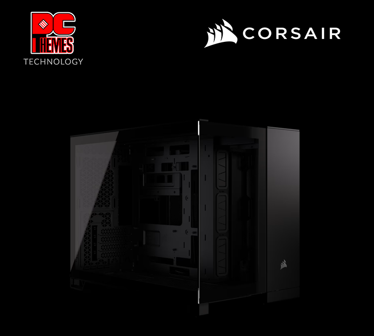 CORSAIR 2500X Mid-Tower Dual Chamber PC Casing - Black