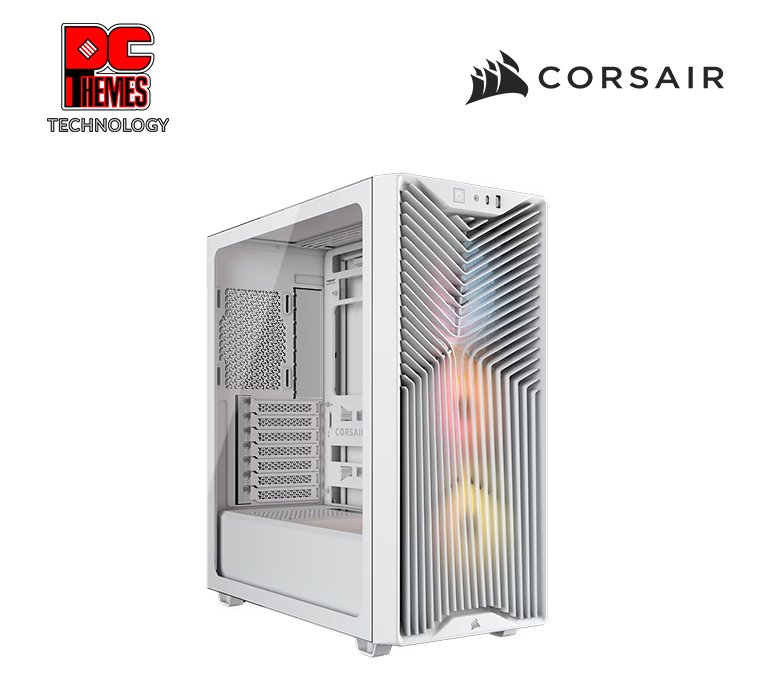 CORSAIR 3200D RS ARGB Mid-Tower PC Casing - White