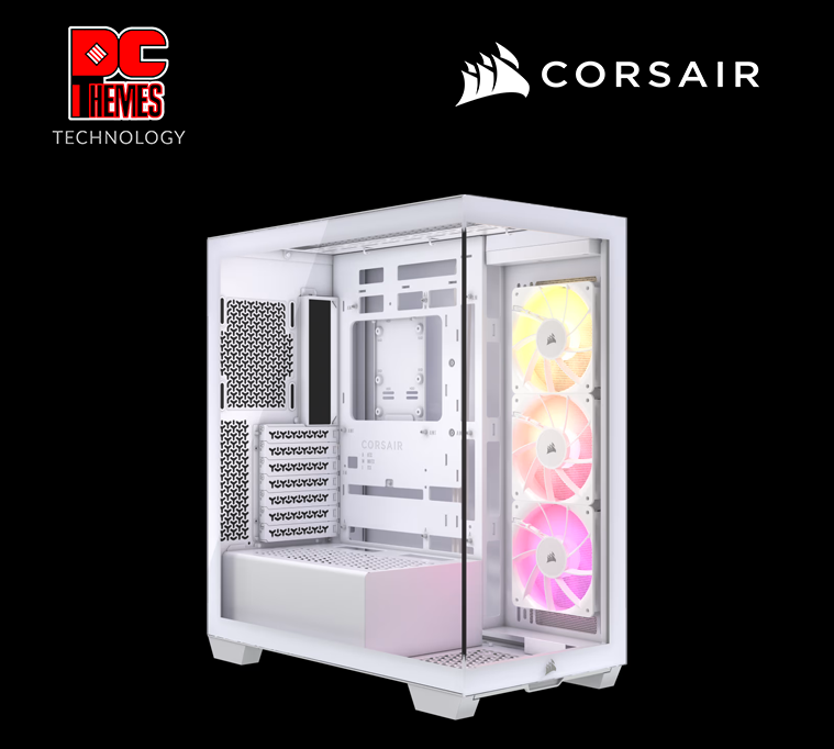 CORSAIR 3500X ARGB Mid-Tower PC Casing - White
