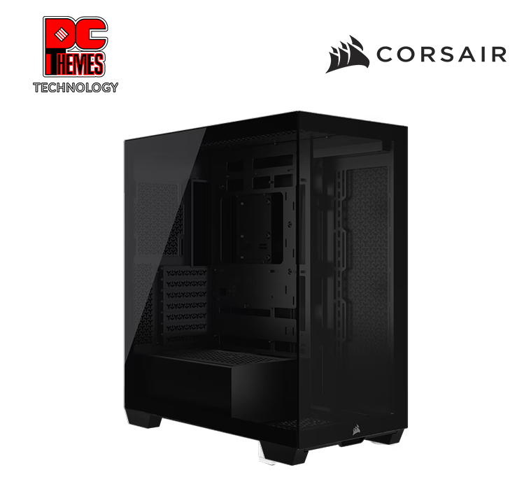 CORSAIR 3500X Tempered Glass Mid-Tower PC Casing - Black