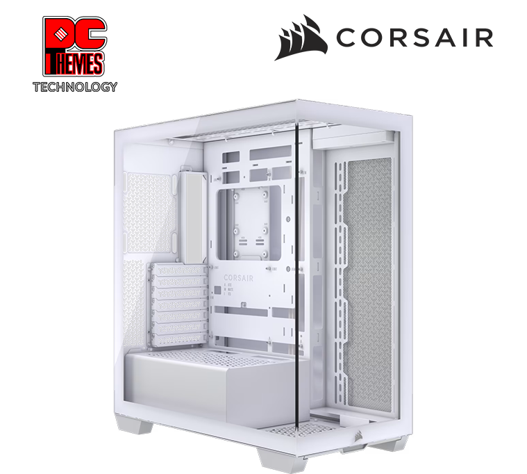 CORSAIR 3500X Tempered Glass Micro ATX , White