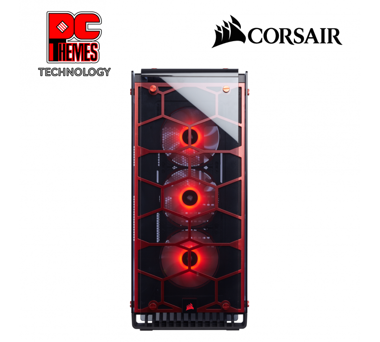 CORSAIR 570X RGB TG Red Casing