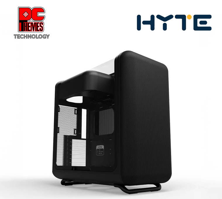 HYTE X50 TG Mid-Tower Casing - Pitch Black