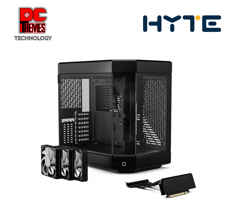 HYTE Y60 TG Dual Chamber Mid-Tower Casing - Black