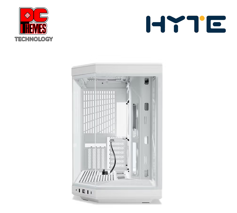 HYTE Y70 TG Dual Chamber Mid-Tower Casing - Snow White