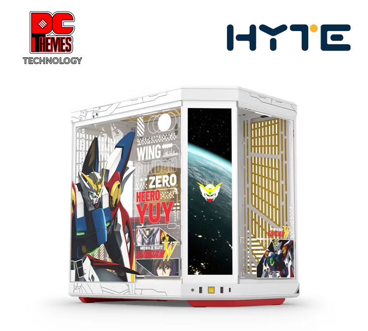 HYTE Y70 TG Touch Infinite Dual Chamber Mid-Tower Casing - Gundam Wing