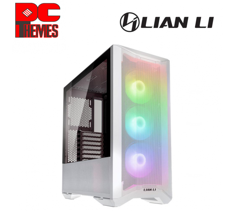 LIAN LI Lancool II Mesh RGB Tempered Glass Casing - [White]