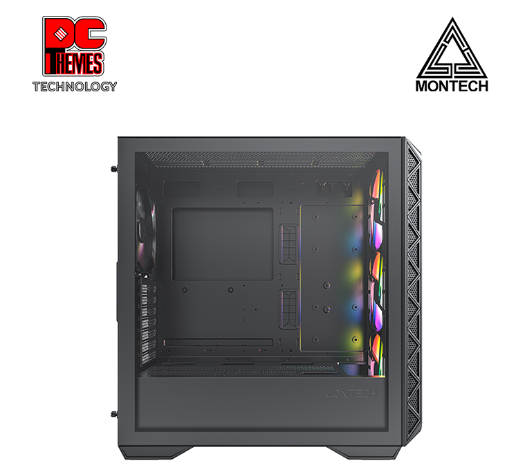 MONTECH AIR 903 MAX TEMPERED GLASS CASING - [BLACK]