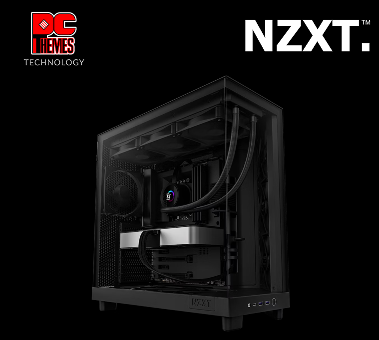 NZXT H6 Flow Tempered Glass Black Casing