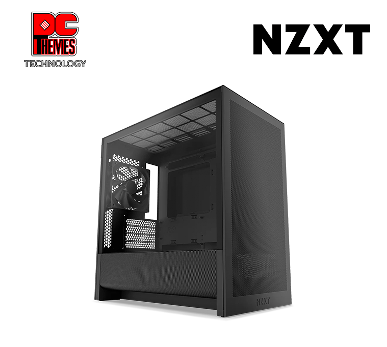 NZXT H3 Flow RGB Tempered Glass M-ATX Casing (2024) - Black