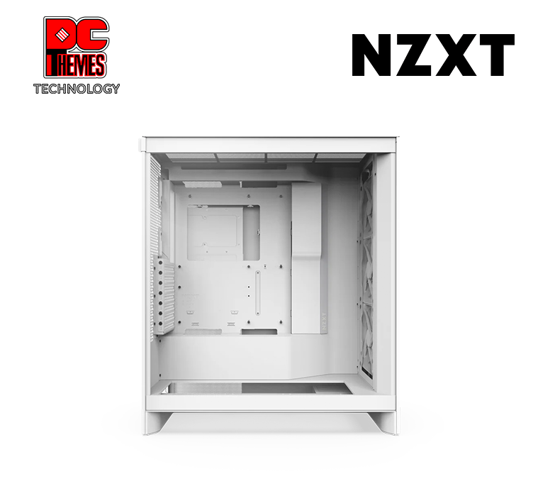 NZXT H7 Flow Tempered Glass Casing - White