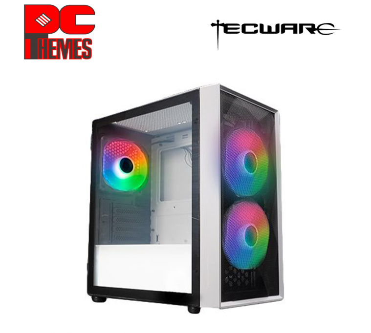 TECWARE Forge M2 A-RGB T-Glass Casing - [White]