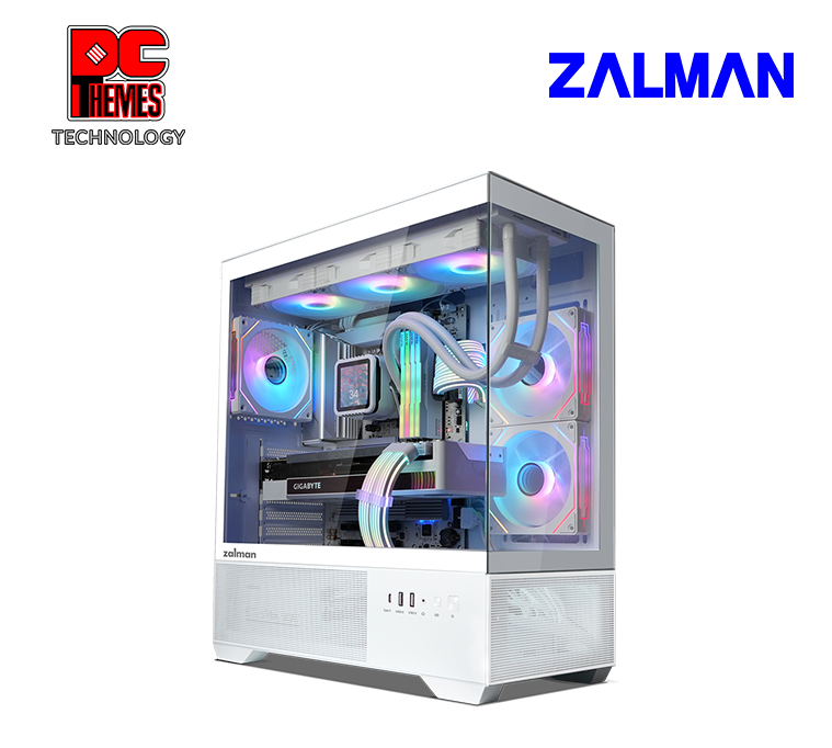 ZALMAN Chronix A-RGB ATX Casing [White]