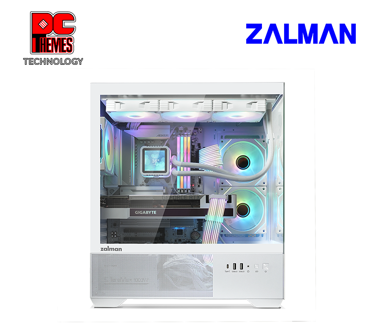 ZALMAN Chronix A-RGB ATX Casing [White]