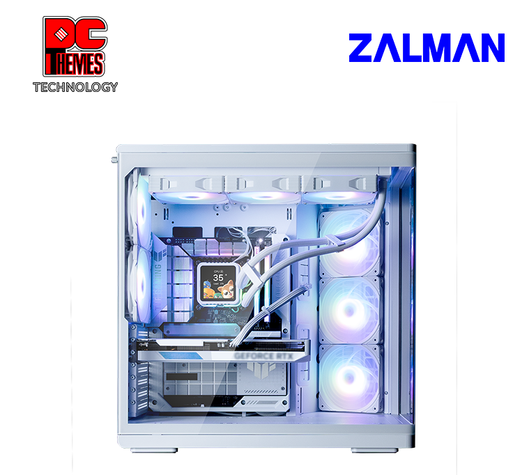 ZALMAN P60 A-RGB ATX Casing [White]