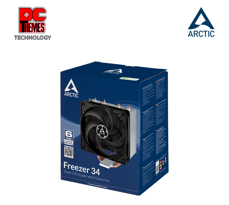 ARCTIC Freezer 34 Tower CPU-Cooler with P-Series Fan