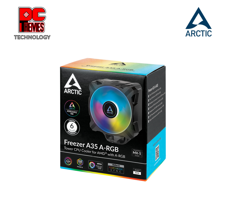 ARCTIC Freezer A35 A-RGB Tower CPU Cooler for AMD with A-RGB