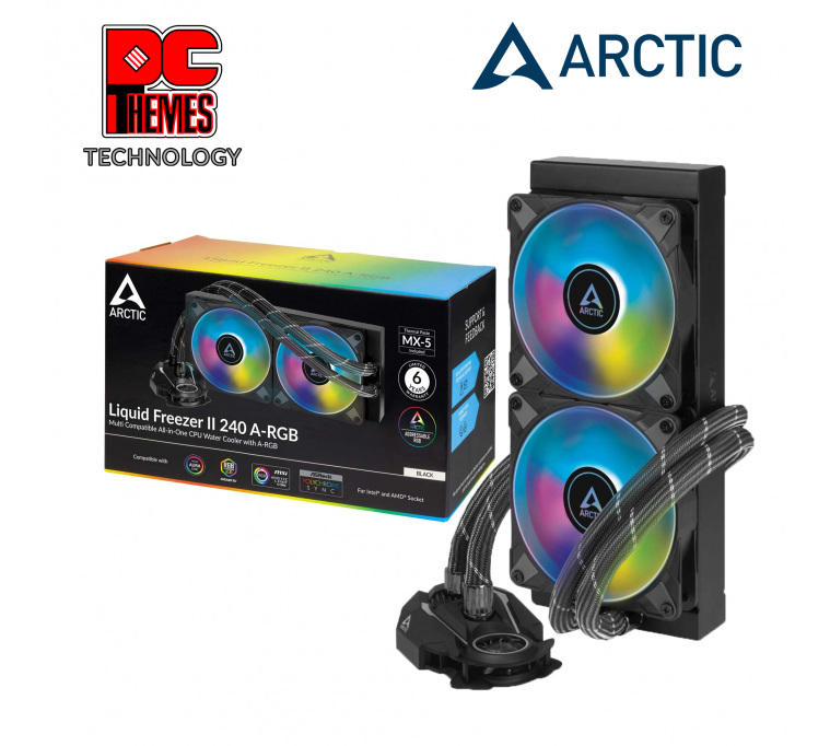 Arctic Liquid Freezer II 240 A-RGB 240mm AIO Liquid Intel AMD CPU Cooler  ARGB