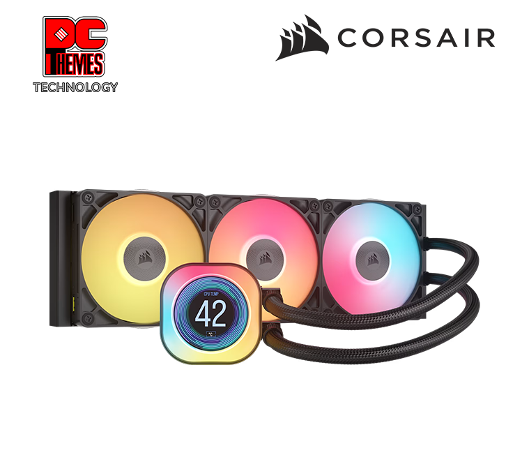 CORSAIR iCUE LINK TITAN 360 RX LCD Liquid CPU Cooler