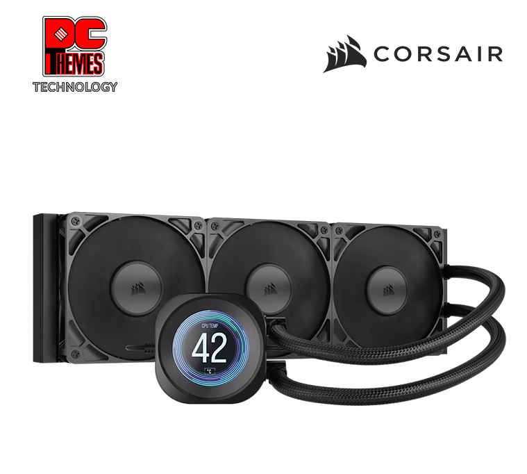CORSAIR NAUTILUS 360 RS LCD AIO LIQUID COOLER BLACK