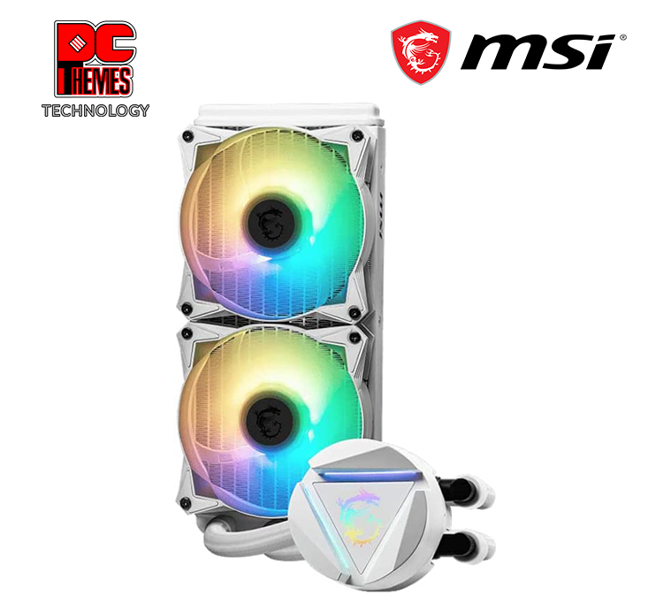 MSI MAG Coreliquid 240R v2 A-RGB AIO Liquid Cpu Cooler [White]