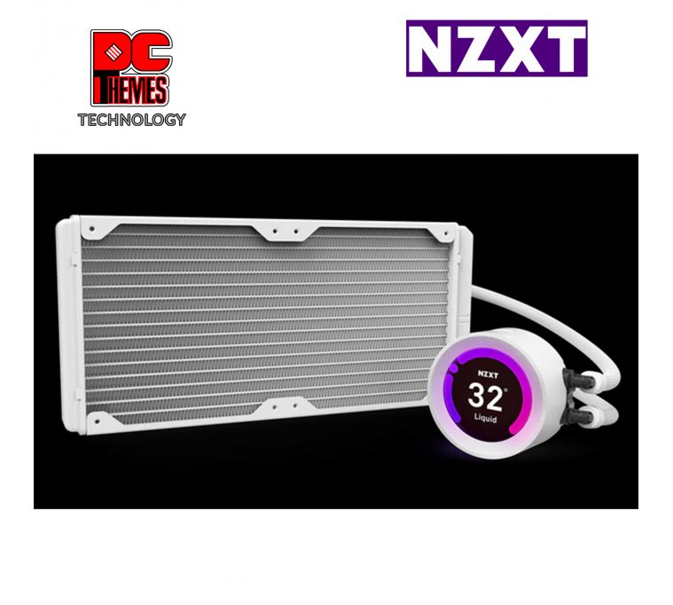 NZXT Z63 RGB 280MM White AIO Liquid Cooler