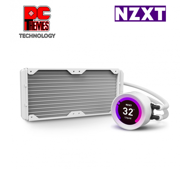 NZXT Z53 RGB 240mm White AIO Liquid Cooler