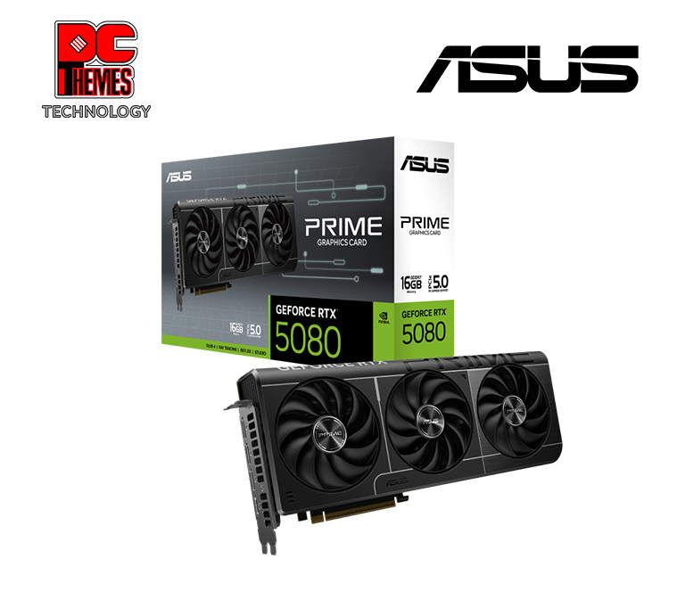 ASUS PRIME GeForce RTX™ 5080 16GB GDDR7 Graphics Card