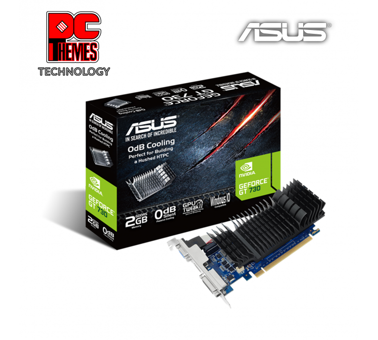 ASUS GT 730 2GB DDR5 Low Profile Graphics Card