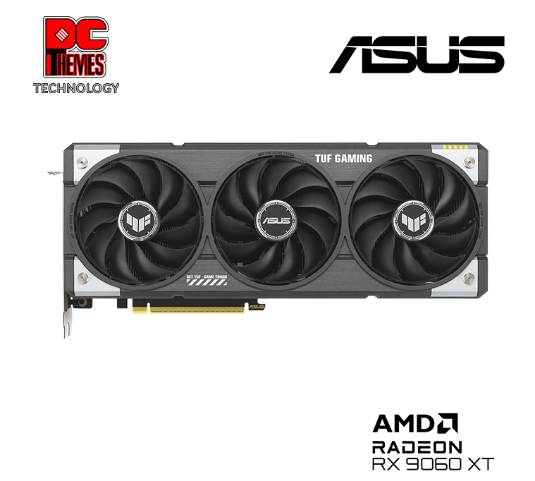 ASUS TUF Gaming Radeon™ RX 9060 XT 16GB GDDR6 OC Edition Graphics Card