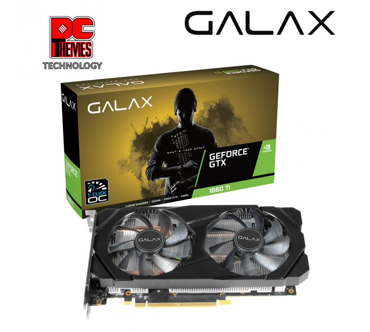 GALAX GeForce® GTX 1660 Ti 6GB (1-Click OC) Graphics Card